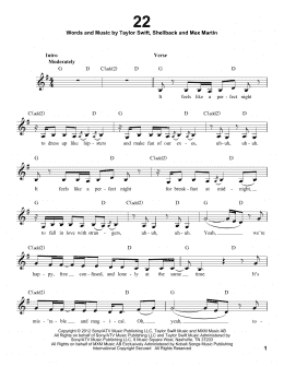 page one of 22 (Pro Vocal)