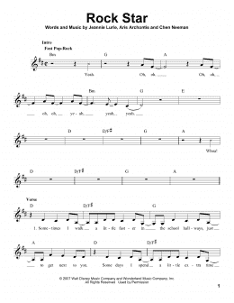 page one of Rock Star (Pro Vocal)