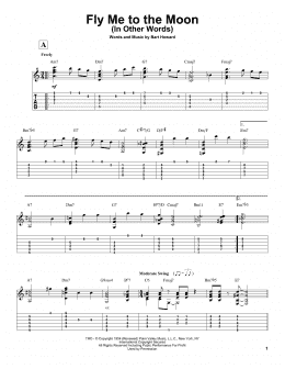 page one of Fly Me To The Moon (In Other Words) (Solo Guitar)