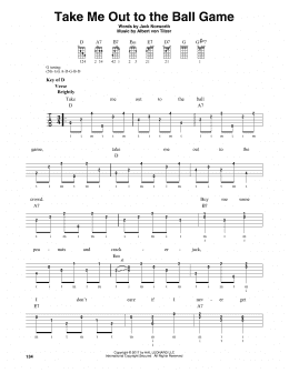 page one of Take Me Out To The Ball Game (Banjo Tab)