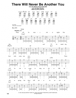 page one of There Will Never Be Another You (Banjo Tab)