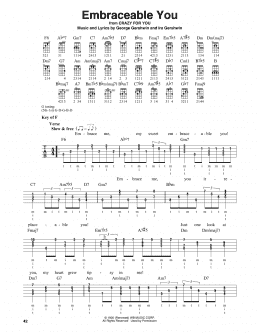 page one of Embraceable You (Banjo Tab)