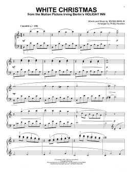 page one of White Christmas [Classical version] (arr. Phillip Keveren) (Piano Solo)