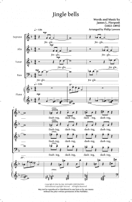 page one of Jingle Bells (SATB Choir)