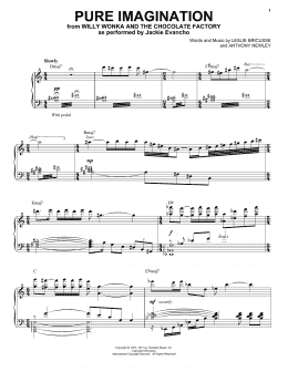 page one of Pure Imagination (Piano & Vocal)