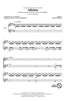 page one of Alleluia (SATB Choir)