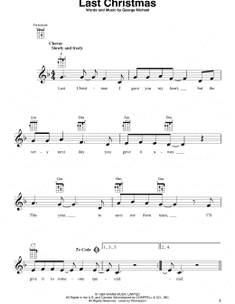 page one of Last Christmas (Ukulele)