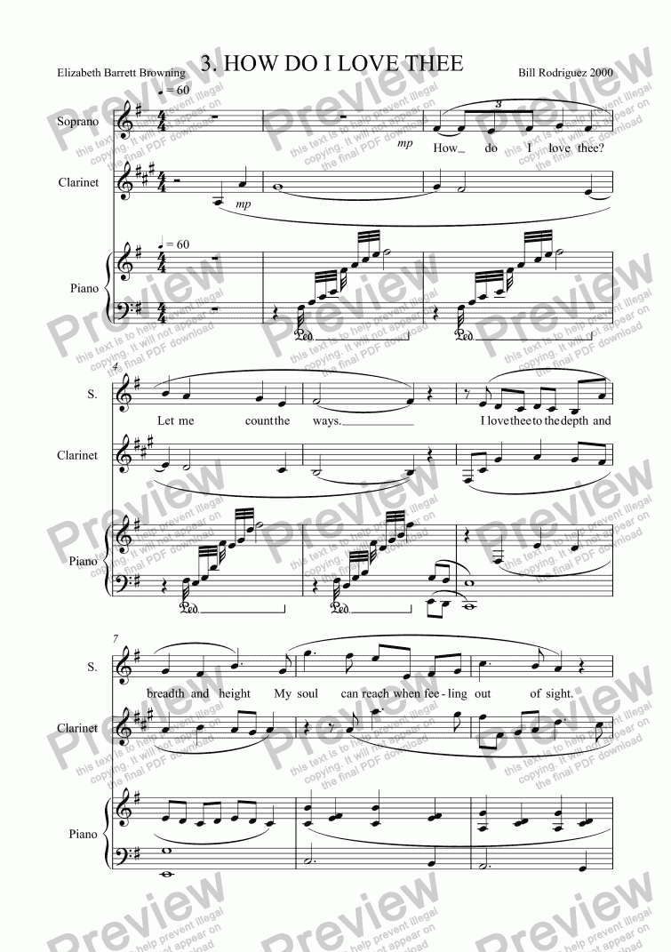 Song 03 How Do I Love Thee Pnovoicla Download Sheet Music Pdf File