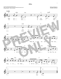 page one of Still (Easy Lead Sheet / Fake Book)