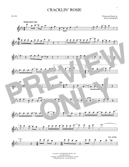 page one of Cracklin' Rosie (Flute Solo)