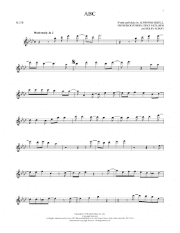 page one of ABC (Flute Solo)