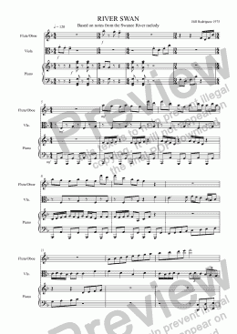 page one of Ens-05 FlVlaPno Trio RIVER SWAN