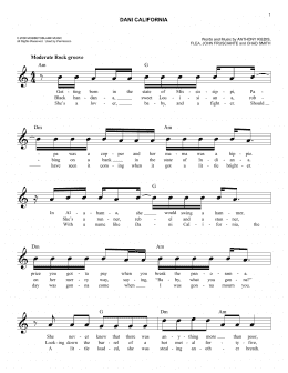 Free John Frusciante sheet music  Download PDF or print on