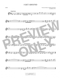 page one of I Get Around (French Horn Solo)