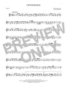 page one of Centerfold (Violin Solo)