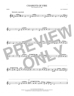 page one of Chariots Of Fire (French Horn Solo)