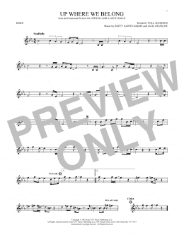 page one of Up Where We Belong (French Horn Solo)