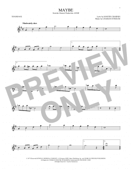 page one of Maybe (Tenor Sax Solo)