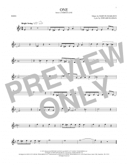 page one of One (French Horn Solo)