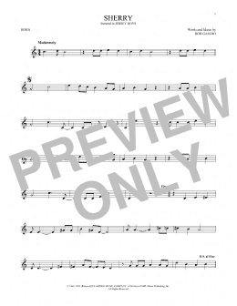 page one of Sherry (French Horn Solo)