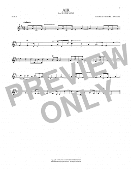 page one of Air (French Horn Solo)