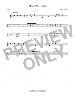 page one of Trumpet Tune (French Horn Solo)