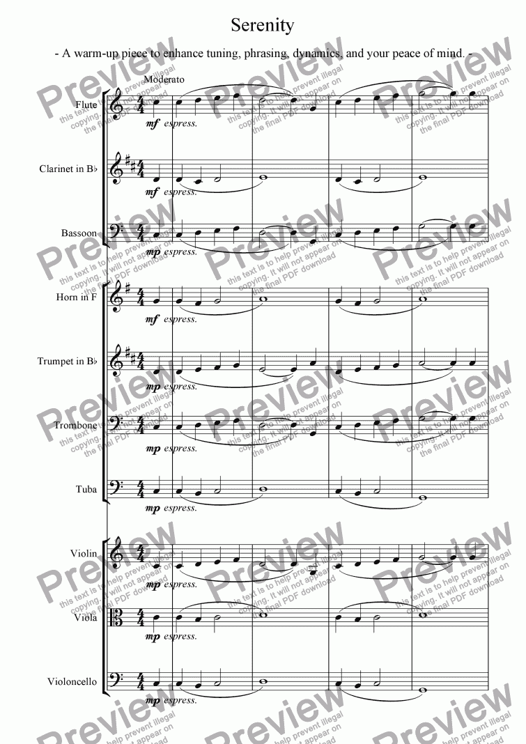 Serenity Download Sheet Music Pdf File