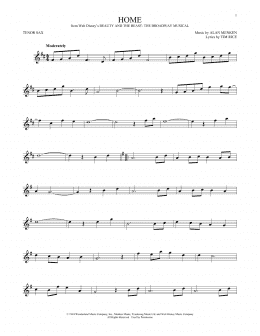 page one of Home (Tenor Sax Solo)