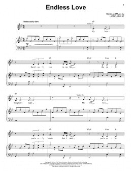 page one of Endless Love (Vocal Duet)