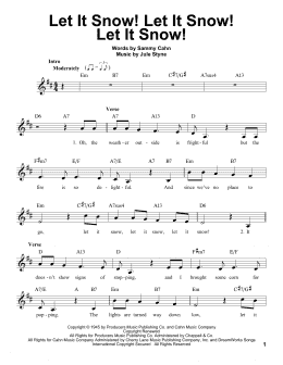 page one of Let It Snow! Let It Snow! Let It Snow! (Pro Vocal)