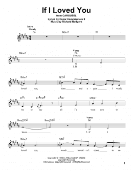 page one of If I Loved You (Pro Vocal)