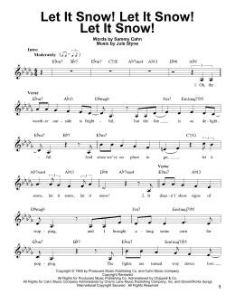 page one of Let It Snow! Let It Snow! Let It Snow! (Pro Vocal)