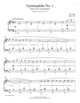 page one of Gymnopedie No. 1 (Educational Piano)