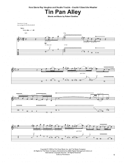 page one of Tin Pan Alley (Guitar Tab)