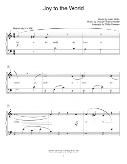 page one of Joy To The World (Educational Piano)