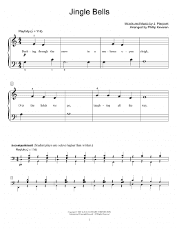 page one of Jingle Bells (Educational Piano)