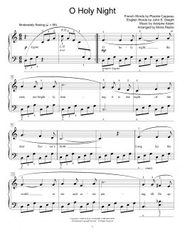 page one of O Holy Night (Educational Piano)