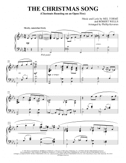 page one of The Christmas Song (Chestnuts Roasting On An Open Fire) (Piano Solo)