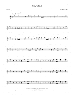 page one of Tequila (Flute Solo)