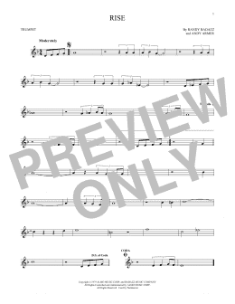 page one of Rise (Trumpet Solo)