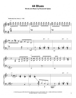 page one of 44 Blues (Piano Transcription)