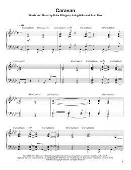 page one of Caravan (Piano Transcription)