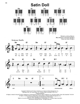 page one of Satin Doll (Super Easy Piano)