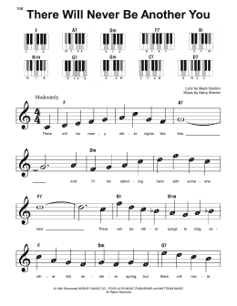 page one of There Will Never Be Another You (Super Easy Piano)