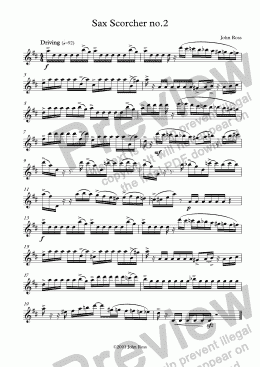 page one of 2 Alto Sax Scorchers