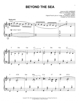 page one of Beyond The Sea (Accordion)