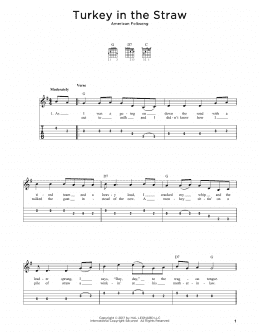 page one of Turkey In The Straw (Easy Guitar Tab)