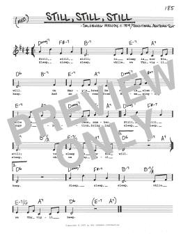 page one of Still, Still, Still (Real Book – Melody, Lyrics & Chords)