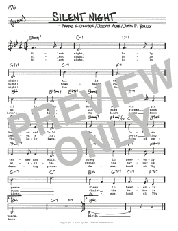 page one of Silent Night (Real Book – Melody, Lyrics & Chords)