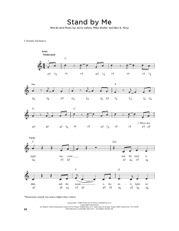 page one of Stand By Me (Harmonica)